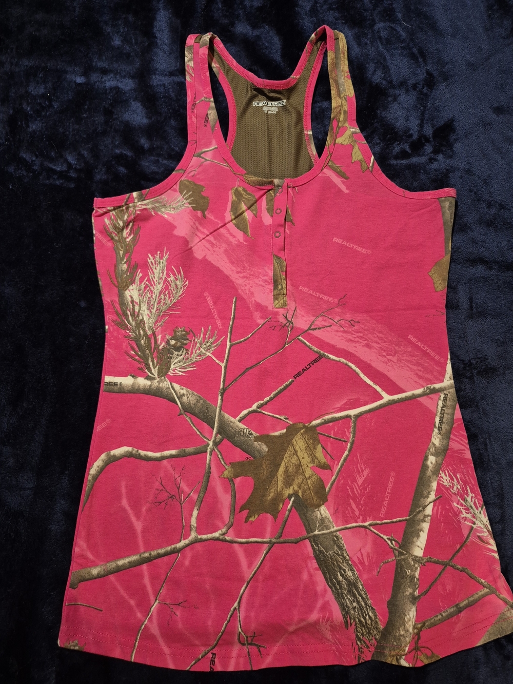 Realtree Women's Pink Camo Racerback Tank